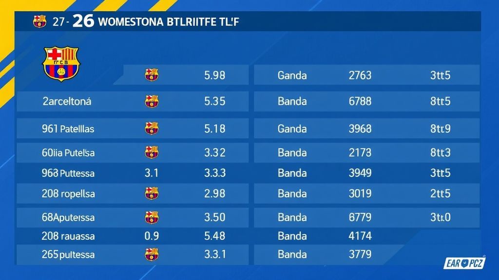《EA Sports FC 26》评分揭晓！巴萨女足双星历史性并列榜首