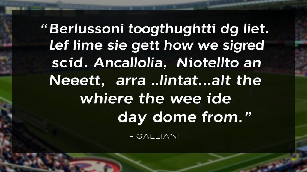 加利亚尼揭秘米兰王朝秘辛：从萨基革命到伊布回归的传奇岁月